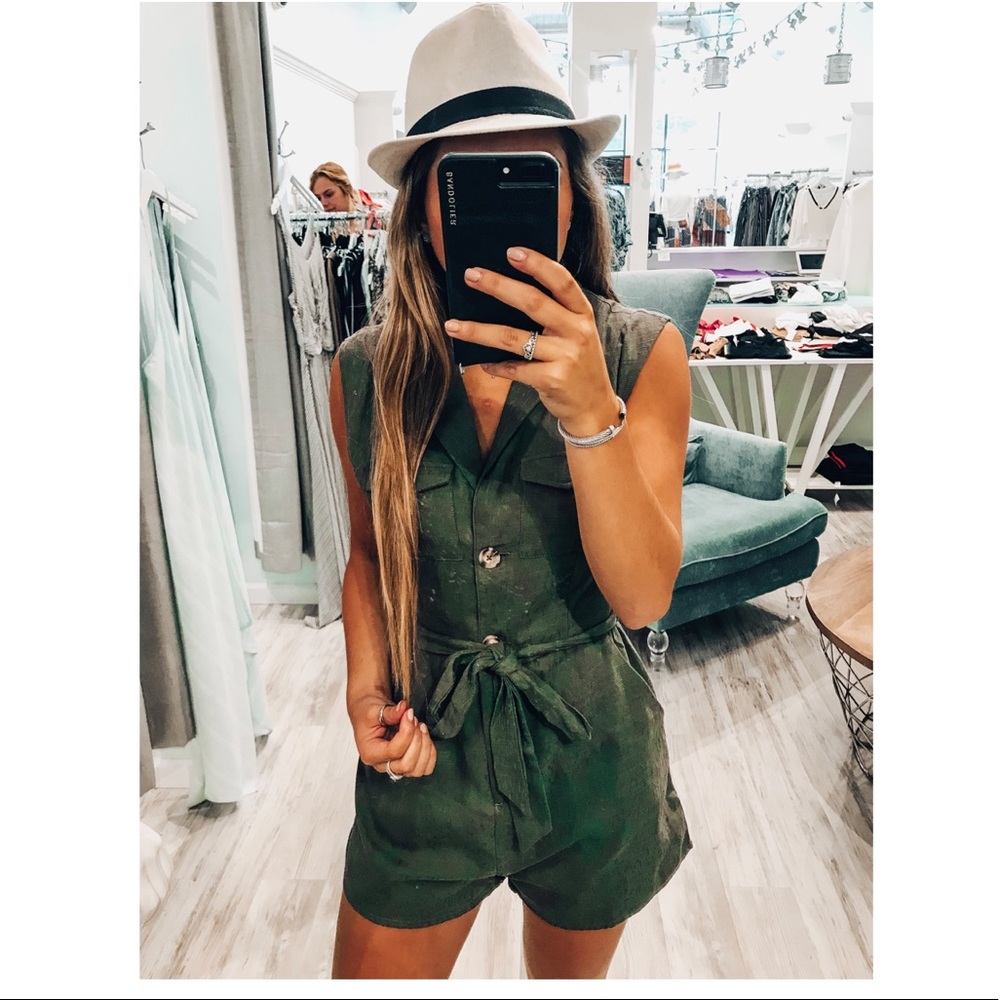 Green romper